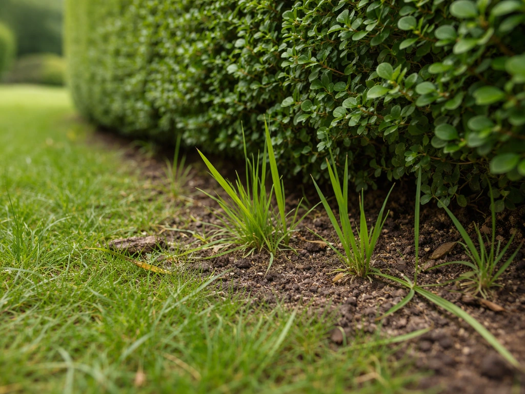 Gras tussen haag verwijderen: stappenplan en preventie