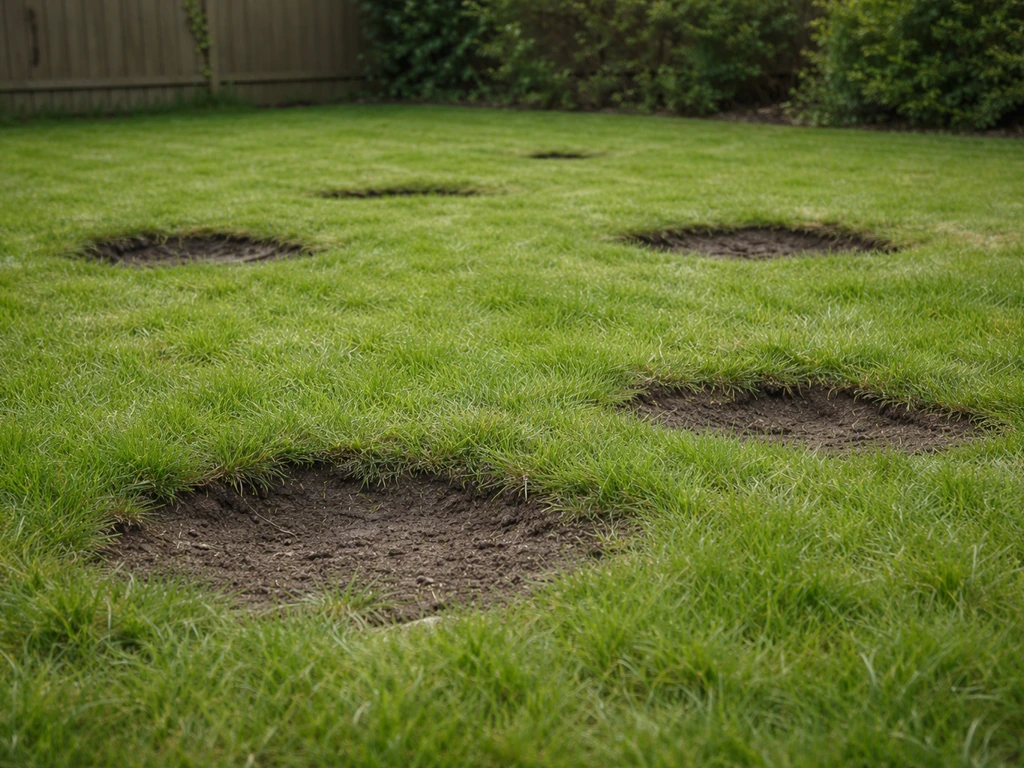 Gras dalen in je gazon: diagnose en direct herstelplan