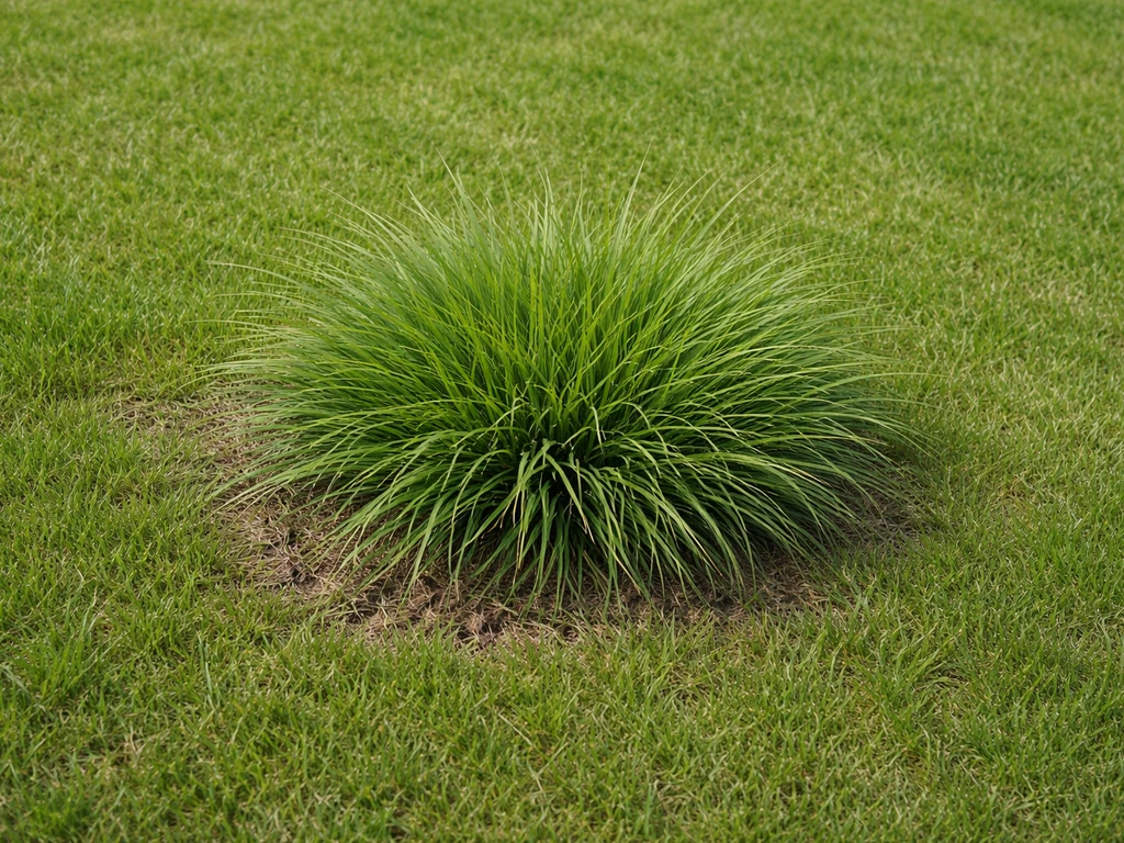 Gras struik in je gazon: oorzaken en herstelplan