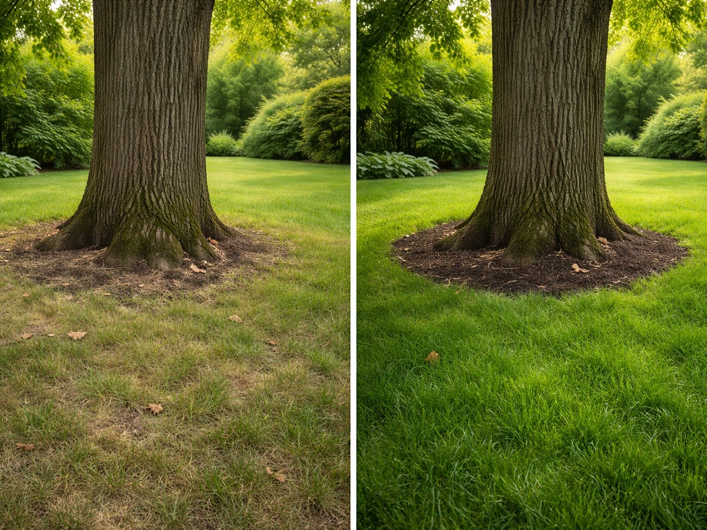 Gras en bomen: gazon verbeteren onder en naast bomen