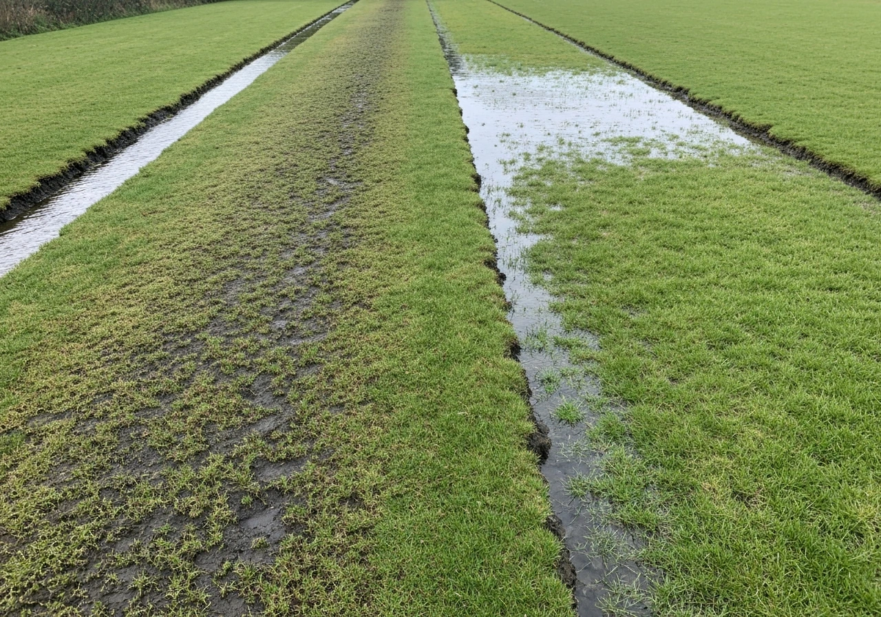 Gras draineren: stappenplan voor waterafvoer en herstel